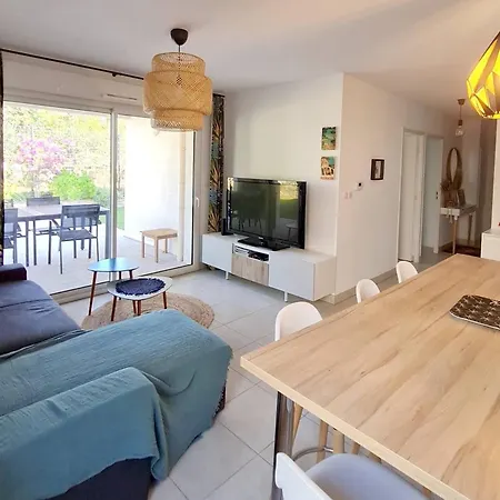 T3 En Rez-de-jardin Avec Wi-fi Et Parking - Plages Et Commerces A 900m - Terrasse Et Jardin Privatif - Fr-1-316-271